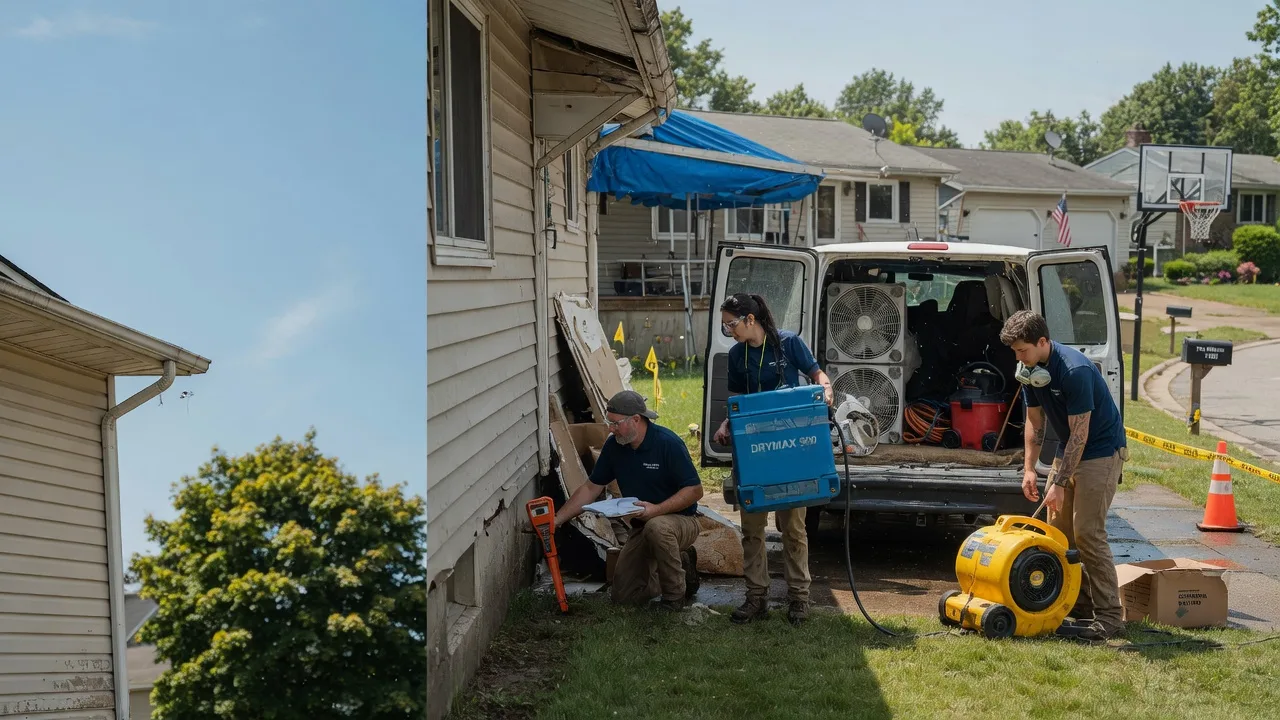 Ceiling Leak Cleanup in Conneautville, PA near me